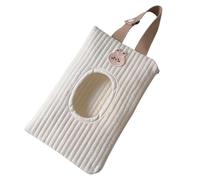 Wipe Holder Travel - 24,6 cm Cotton Travel Case | Portable Paper Tissue Dispenser Bag, Dustproof Stroller Wipes Holder for HandFace, Makeup Removal and On-The-Go