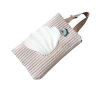 Wipe Soporter Voyage Case de lingettes de voyage - Sac de voyage pour recharge de lingettes en tissu en papier | Étui de support anti-poussière, sac en soie pour poussette, p