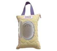 Wipe Storage Bag - Double Layer Container, Stylish Toiletry Organizer with Secure Zip Closure, Lightweight Slim Profile Geometric Design, Ideal for Essential Workplace Nursery Care