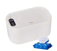 Wipe Warmer for Babies, Baby Wipes Warmer, Wet Wipe Warmer for Babies, Baby Wipes Distributeur (20 x 11,5 x 10 cm, 7,87 x 4,53 x 3,94 Inches) pour bébé, intérieur, extérieur, couleur blanche/pink