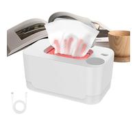 Wipe Warmer - Home Use Wipes Warmer With Even Heating, Portable Diaper Heater & Holder Case | Space-Saving Wet Wipes Distributeur For Living Room Nursery Organiseur portable