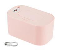 Wipe Warmer, Usb Portable Wipes Dispenser for Baby, Large Capacity Travel Tissue, Smart Temperature Control, Diaper Insulation Box for Convenient Occupied Use