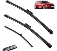 Wiper Blades pour Audi A3 / S3 8V 2012-2020 26+16+13in, Kit de balais d'essuie-Glace Avant et arrière Ensemble de balais et Bras Pare-Brise Nettoyeur de fenêtre Brosses de Pluie