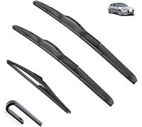 Wiper Blades pour Hyundai I20 MK2 GB IB 2014-2020, Kit de balais d'essuie-Glace Avant et arrière Ensemble de balais et Bras Pare-Brise Nettoyeur de fenêtre Brosses de Pluie