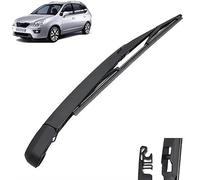 Wiper Blades pour Kia Carens 2003-2012 14in, Kit de balais d'essuie-Glace Avant et arrière Ensemble de balais et Bras Pare-Brise Nettoyeur de fenêtre Brosses de Pluie