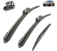 Wiper Blades pour Mitsubishi ASX Outlander Sport RVR MK3 2010-2019 Kit de balais d'essuie-Glace Avant et arrière Ensemble de balais et Bras Pare-Brise Nettoyeur de fenêtre Brosses de Pluie