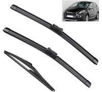 Wiper Blades pour Peugeot 3008 MK1 2008-2016 30in28in12in Kit de balais d'essuie-Glace Avant et arrière Ensemble de balais et Bras Pare-Brise Nettoyeur de fenêtre Brosses de Pluie