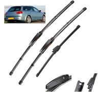 Wiper Blades pour Seat Exeo St Estate 2008-2013 22+22+13in, Kit de balais d'essuie-Glace Avant et arrière Ensemble de balais et Bras Pare-Brise Nettoyeur de fenêtre Brosses de Pluie