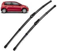 Wiper Blades pour Seat MII 2011-2020, Kit de balais d'essuie-Glace Avant et arrière Ensemble de balais et Bras Pare-Brise Nettoyeur de fenêtre Brosses de Pluie