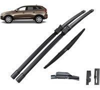 Wiper Blades pour Volvo XC60 2012-2017 26+20+14in, Kit de balais d'essuie-Glace Avant et arrière Ensemble de balais et Bras Pare-Brise Nettoyeur de fenêtre Brosses de Pluie