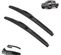 Wiper Blades pour VW Amarok MK1 2013-2020 Kit de balais d'essuie-Glace Avant et arrière Ensemble de balais et Bras Pare-Brise Nettoyeur de fenêtre Brosses de Pluie