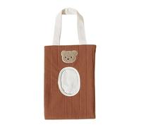 Wipes Dispenser, Wet Tissue Storage Bag, Portable Hangable Design with 8.5 inches Length, Container Organizer for Travels, Bathroom, Wall, Home, Dorm, Apartment, Kitchen, Brown Gray