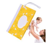 Wipes Dispenser, Wipe Holder, Refillable Wipes Container | Waterproof Refillable Wipe Holder Bohemian Style Wipe Dispenser for Kid's Room and Travel