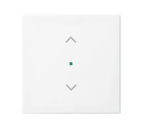 @ Wippe 1-fach mit Symbol Jalousie Balance SI alpinweiß