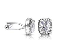 WIPPWER Business Cufflinks Men's Creative Shirt Cufflinks Business Shirt Accessories for Wedding Occasions and Other Occasions for Business Wedding Gift