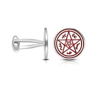 WIPPWER Business Cufflinks Men's Cufflinks Divination Round Creative Personality French Business Cufflinks Shirt Accessories for Business Wedding Gift