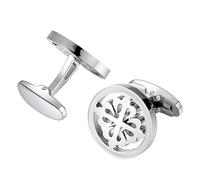WIPPWER Cufflinks for Men Cufflinks Stainless Steel for Mens Shirt Wedding Business Business Wedding Party(C)