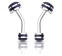 WIPPWER Mens Cufflinks Elegant Style Cuff Men's Cuffs, Personalized Men's Sports Barbell Cufflinks French Shirt Decorative Sleeve Nail Accessories Clothing Accessories