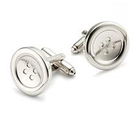 WIPPWER Round Metal Cufflinks Business Party Jewelry Cufflinks Formal Wear Buttons Nails Dating Dress Cufflinks Vintage