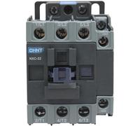 WIQOLESVL Contacteur CA NXC-32 32A LC1D CJX2-3210 3201 NO NC LC1, Montage sur Rail DIN, contacteur de Puissance CA 24 V, 36 V, 110 V, 220 V, 380 V(Nxc-32 No Nc,380V)