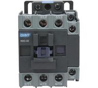 WIQOLESVL Contacteur CA NXC-32 32A LC1D CJX2-3210 3201 NO NC LC1, Montage sur Rail DIN, contacteur de Puissance CA 24 V, 36 V, 110 V, 220 V, 380 V(Nxc-32 No Nc,220V)