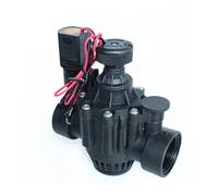 WIQOLESVL Électrovanne 150P 1,5" 1-1/2" Irrigation électrique magnétique en Plastique contrôle de débit à Distance Globe et Angle AC DC