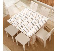 WIQUYBML Carrelage adhésif Hexagonal Blanc et Orange de qualité supérieure, résistant à l'huile, pour Salle de Bain et Cuisine. Transferts adhésifs en Vinyle imperméables et Amovibles, 15 x