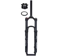 WIQUYBML Fourche à Suspension à Double Chambre à air pour VTT 26/27,5/29 Pouces, Fourche Avant Droite, réglage du Rebond 28,6 mm, débattement 120 mm, axe QR 9 x 100 mm HL RL