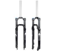 WIQUYBML Fourche à Suspension pneumatique 26/27,5 Pouces pour VTT, Commande d'épaule Avant 1-1/8"