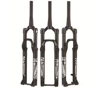 WIQUYBML Fourche Avant à Suspension pneumatique pour VTT 26, 27,5 et 29 Pouces, axe traversant 1-1/2'' Conique, Composants et pièces d'amortisseur, Course 120 mm, axe traversant 100 × 15 m