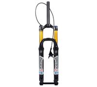 WIQUYBML Fourche Avant AuroraXQ pour VTT, débattement de 160 mm, Roues de 26/27,5/29 Pouces, axe traversant 15x100 mm, réglage du Rebond, Blocage Manuel/à Distance, Suspension pneumatique d
