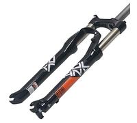 WIQUYBML Fourche Avant de VTT à Suspension hydraulique/Ressort, débattement de 100 mm, réglage Rapide de la Fourche, Pivot de 1-1/8", Compatible avec Les vélos de 26", 27,5" et 29". Compati