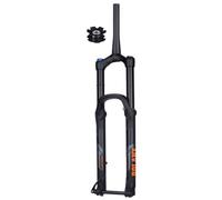 WIQUYBML Fourche Avant de VTT à Suspension pneumatique Conique 1-1/8'', pour Roues de 27,5/29 Pouces, réglage du Rebond, débattement de 160 mm, axe traversant 15 x 110, Blocage Manuel à di
