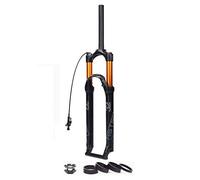 WIQUYBML Fourche Avant de VTT en Alliage de magnésium 26/27,5/29 Pouces, Fourche à Suspension pneumatique VTT, axe QR 9 mm, Accessoires de vélo