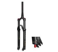 WIQUYBML Fourche Avant pour VTT 26/27,5/29 Pouces 1-1/8", Alliage, réglage Rapide de l'amortissement à air, Suspension pour VTT