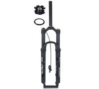 WIQUYBML Fourche Suspendue pour VTT 26/27,5/29 Pouces, Fourche Avant Droite 1-1/8", Double Chambre à air, débattement 120 mm, axe QR, Blocage de Ligne d'épaulement 9 x 100