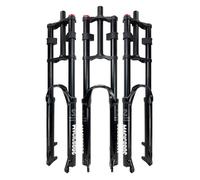WIQUYBML Fourche Suspendue pour VTT 26/27,5/29 Pouces, Freins à Disque, DH, air, débattement Droit de 1-1/8", 160 mm, Blocage Manuel QR 9 x 100 mm