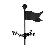 WIQUYBML Girouette décorative en métal, à Planter dans Le Jardin, indicateur de Direction du Vent, pour la Maison ou la Ferme
