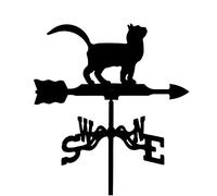 WIQUYBML Girouette Miniature en Forme d'animal, girouette décorative à Fixer au Jardin ou à Planter dans Une Cour, indicateur de Direction en Acier Inoxydable, Outil de Mesure pour scènes d