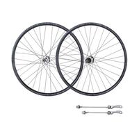 WIQUYBML Paire de Roues de VTT 26 27,5 29 Pouces, Blocage Rapide, Freins à Disque, moyeux à roulements étanches (Bleu, 27,5 Pouces)