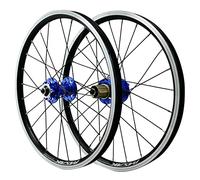 WIQUYBML Paire de Roues VTT 22 Pouces, Jantes en Alliage d'aluminium, 24 Trous, Freins à Disque/V-Brake, Blocage Rapide, pour 7, 8, 9, 10, 11 et 12 Vitesses