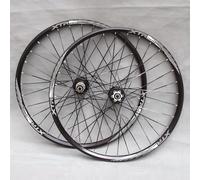 WIQUYBML Paire de Roues VTT 26/27,5/29 Pouces, Freins à Disque, moyeux à roulement, Jantes Aluminium 32 Trous, Cassette 8-11 Vitesses, QR