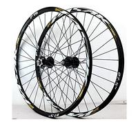 WIQUYBML Paire de Roues VTT 26/27,5/29 Pouces, Jantes pour Freins à Disque, Blocage Rapide, moyeu 32 Trous, Compatible Cassette 7/8/9/10/11/12 Vitesses, 2050 g