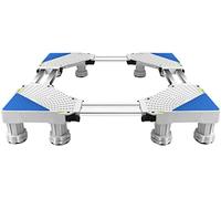 WIQUYBML Socle pour Lave-Linge, sèche-Linge et réfrigérateur Multifonctionnel antirouille, Dimensions réglables (53-69 cm).