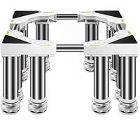 WIQUYBML Socle pour Lave-Linge/sèche-Linge, résistant à l'humidité, Longueur réglable 45-65 cm, Hauteur 10/15/20/25 cm, Support pour Lave-Vaisselle, 12 Pieds - 29-32 cm