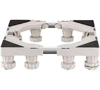 WIQUYBML Socle pour Lave-Linge, Support Anti-Vibrations, Longueur/Largeur réglables 40-63,5 cm, Support pour sèche-Linge et réfrigérateur, socles et Cadres pour Lave-Linge, 8 Pieds