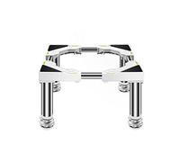 WIQUYBML Socle réglable pour Lave-Linge et sèche-Linge, Largeur 45-65 cm, Hauteur 10-25 cm. Support Universel pour réfrigérateur, Lave-Vaisselle et Plantes. Support Robuste et Polyvalent.