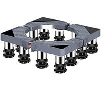 WIQUYBML Support pour Lave-Linge, Hauteur réglable de 14 à 17 cm, Robuste, 4/8/12 Pieds, Compatible avec sèche-Linge, Socle et réfrigérateur (Taille M, 12 Pieds, 14-17 cm).