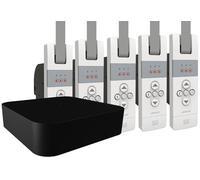 WIR Electronik eWICKLER eW830-F Kit radio standard avec enrouleur de sangle électrique + pont mat V7 mini pour sangle de 17-23 mm, montage en saillie, jusqu'à 50 kg, Smart Home (5 fenêtres)
