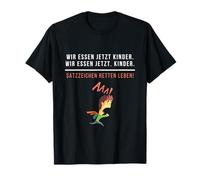 Wir Essen Jetzt Kinder - Blague Grammaire Allemande T-Shirt